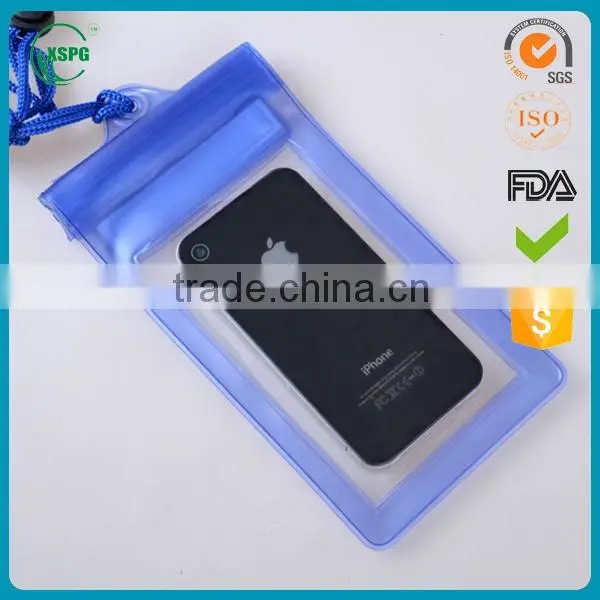 2016 Hot new design products cheap promotional gift waterproof cell phone bag, mobile phone PVC water resist cases