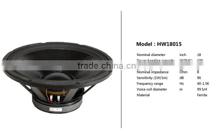 LS1200, trade assurance, 18 inch passive subwoofer, speakers subwoofer