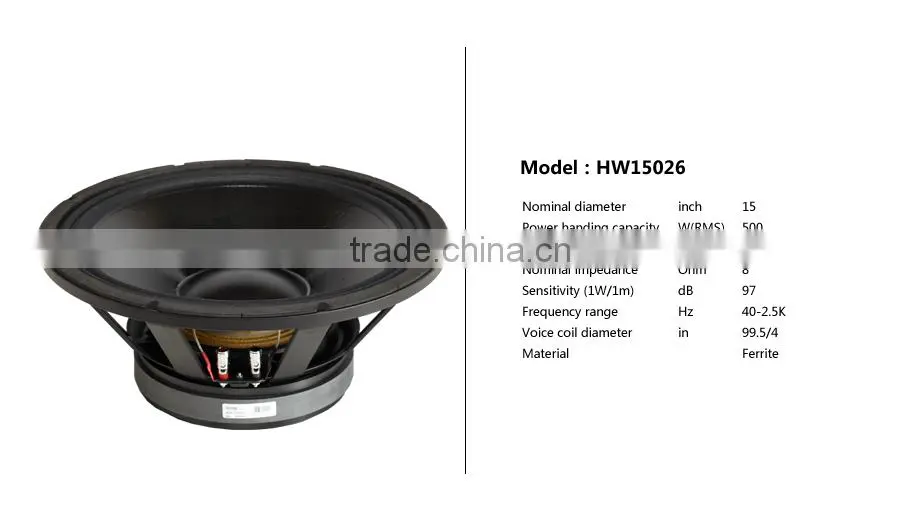 China Cheap prices powered Active for sale big used speakers subwoofer/audio sound system