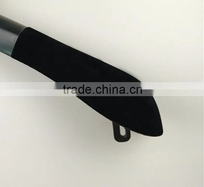 custom logo plastic clothes hanger suit plastic hanger with velvet shoulder
