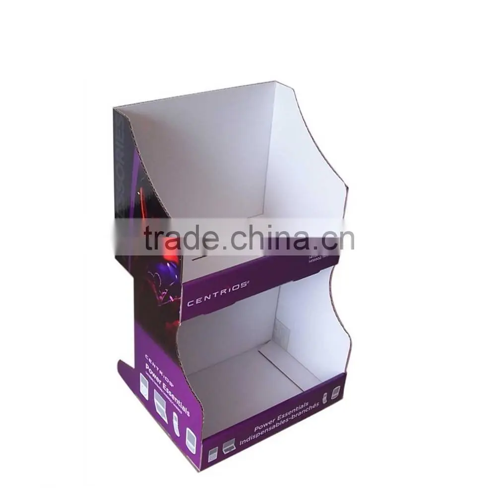 custom retail advertising drug store cardboard pallet display stand
