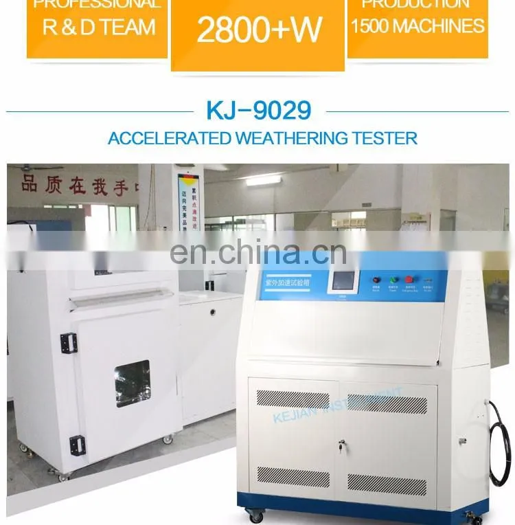 UV Accelerated Weathering Testing Machine UV Lamp Aging Test Chamber