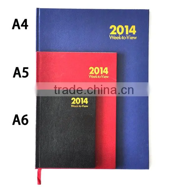 2014 daily hardcover notebook week to view Calendar Pad Pro