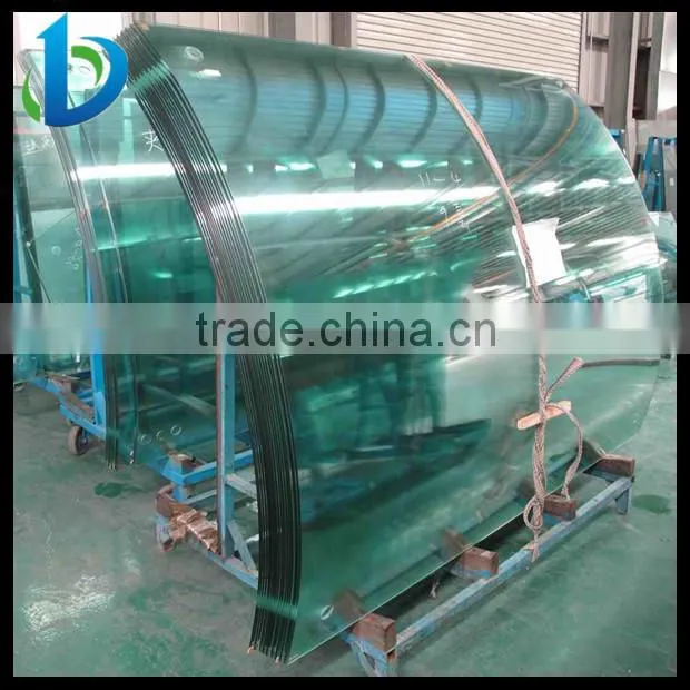 bent glass/curved glass / tempered curved glass