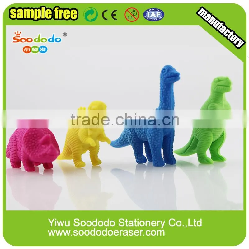 3D animal shaped eraser stationery set
