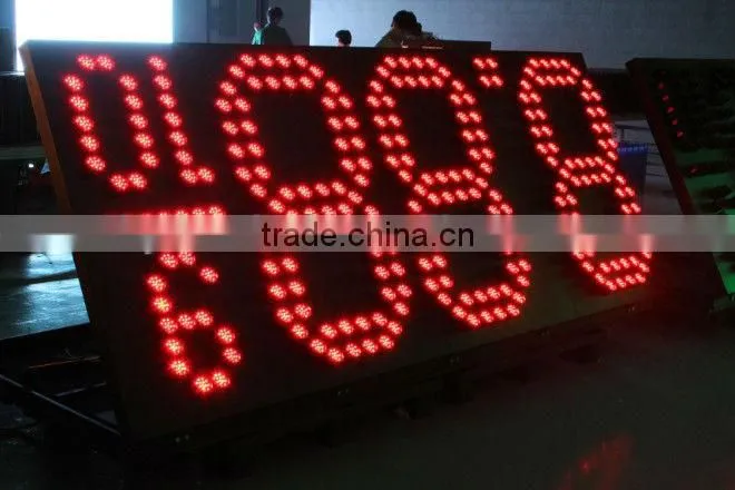 HOT Porducts 42 inch high brightness gas station no-7 segment LED digital price display board