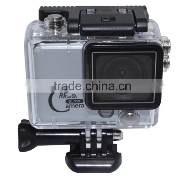 X5 Plus - Ambarella A7LA50 Processor 50 Meters Waterproof Action Camera 2560x1080@30fps 1920x1080@45fps with RF Watch Controller