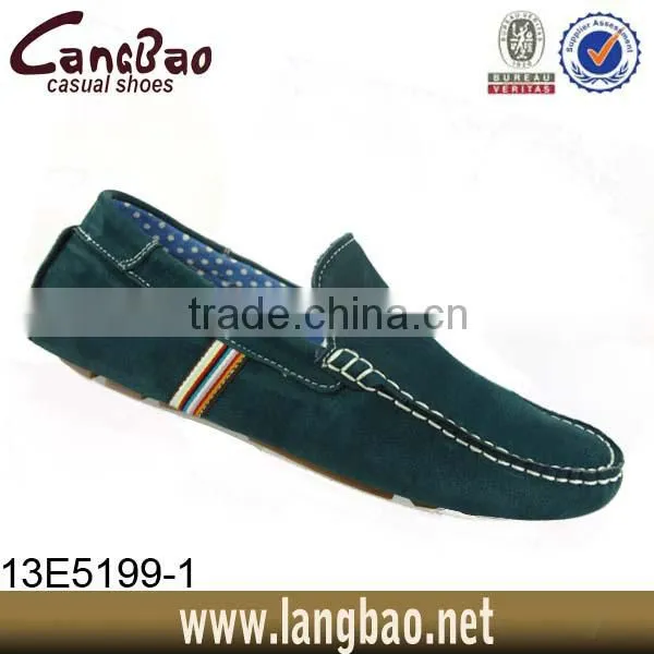 2014 genuine leather men moccasin shoes