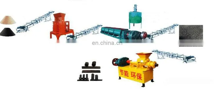 Cooking food Sawdust Peanut Shell Husk Coconut Shell Coal/Charcoal dust power Screw press Briquette Pellet Machine Manufacturers
