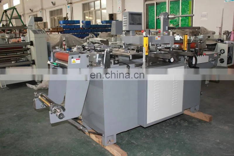 Label Adhesive Paper Cup Film Sticker Platen Flat Bed Cutter Automatic Press Die Cutting Punching Creasing Hot Foil Stamping Mac