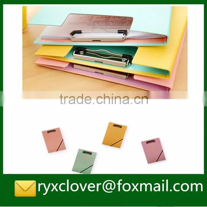 Eco-friendly PP office stationery A4 size plastic hospital writing clipbroad