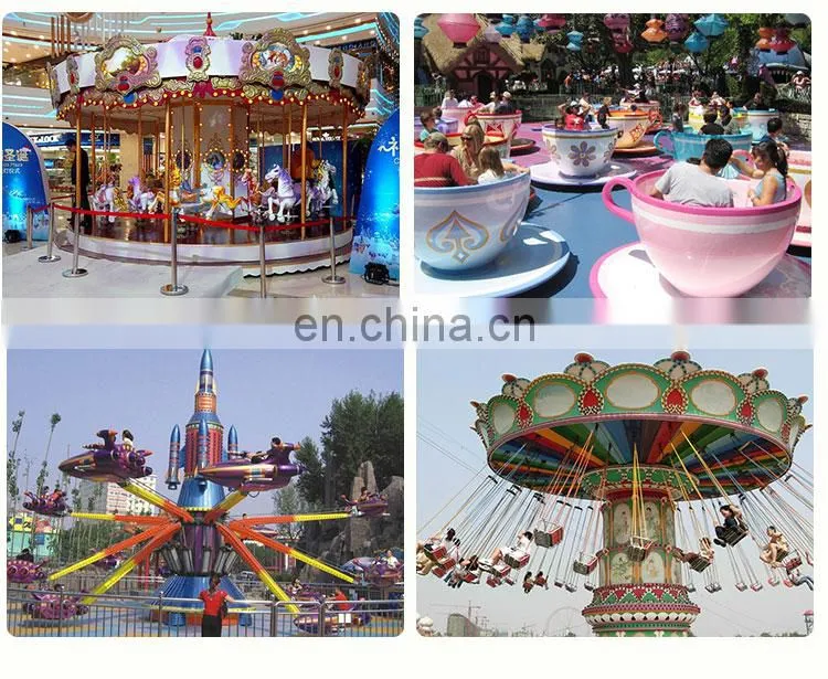 Amusement Park Rides Outdoor Electric Christmas Track Train Ride