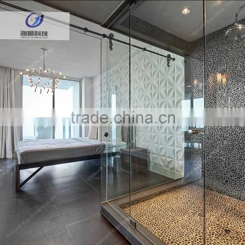 Contemporary Series fire retardant modern 3D stone panels relief wall art