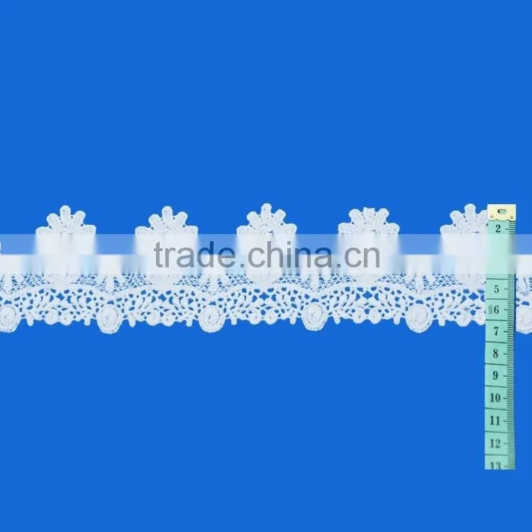 Elgant and high quality custom colorful decorative lace design clothes lace applique saree lace trimming and border