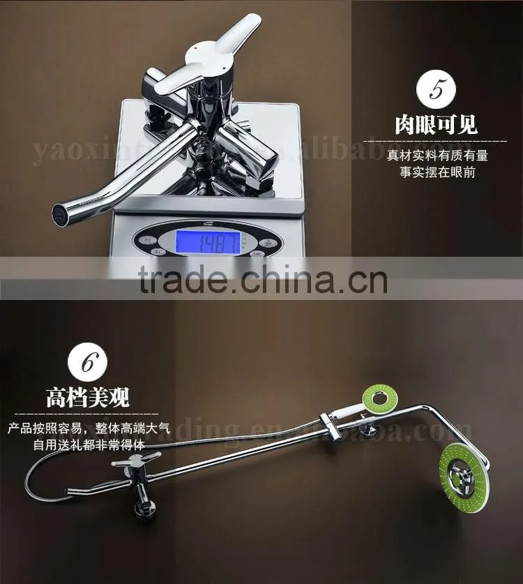 Bath shower faucets, rain shower head set, cheap but good quality shower head set