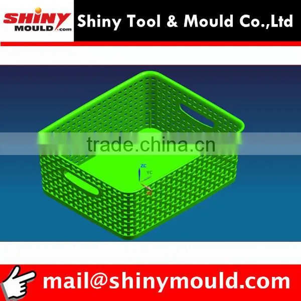 plastic rattan basket mould