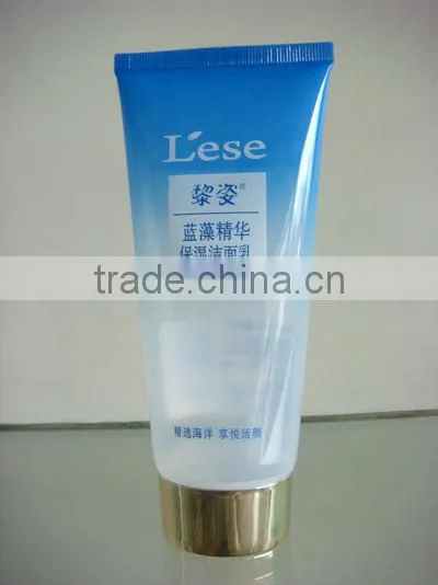 plastic tube for cosmetics ,foil hot stamping cosmetic tube
