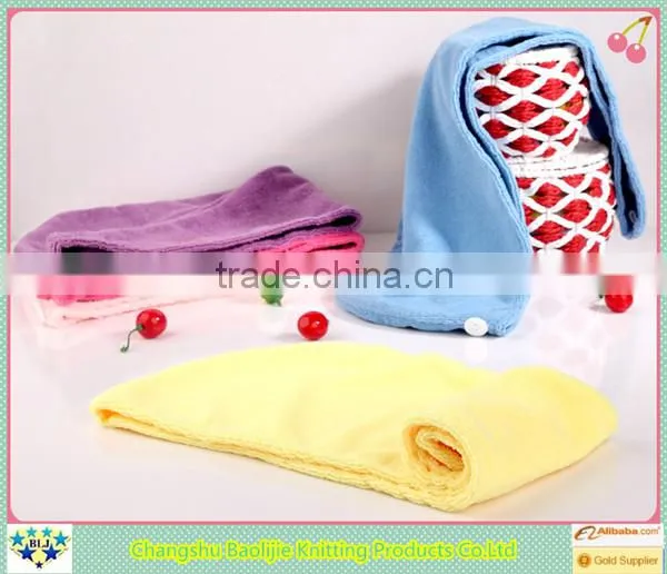 microfiber hair caring warp towels