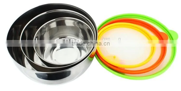 Home garden tableware series keep food fresh stainless steel container food bowl for picnic party