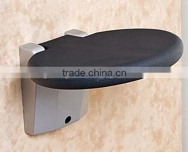 Portable folding and wall-mount shower seat in the bathroom