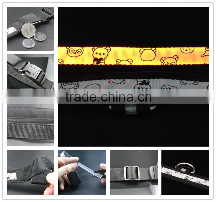 Led Shining Dog Collars on Neck, Glow in the Dark