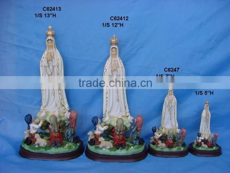 Lady of grace 12'' polyresin figurine Religious Christian figurine