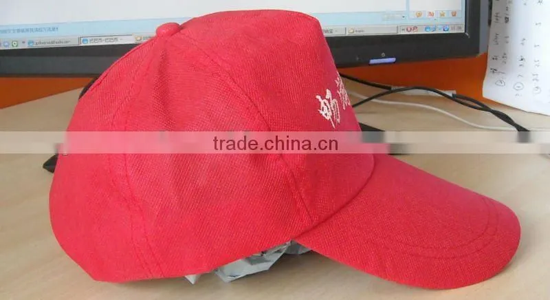 manufacture 5 panel red promotion hat