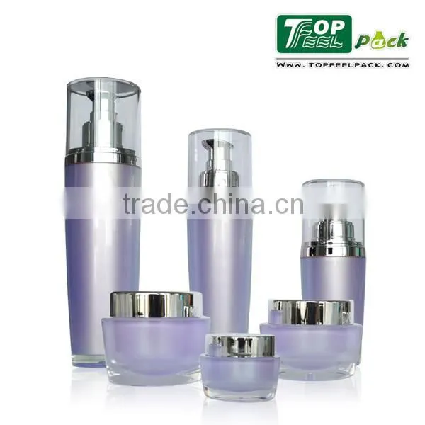 Wholesale Elegant Customizable Crystal Clear Eye Shape Oval Acrylic Bottle