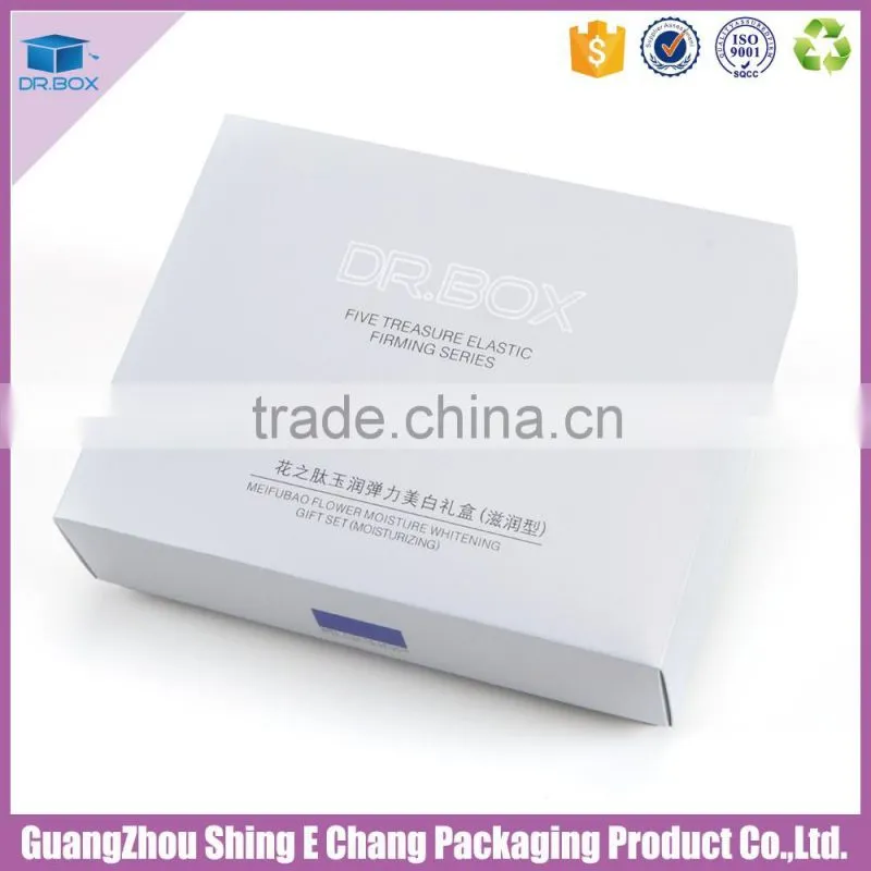 Recyclable paper cosmetics packaging,cosmetic packaging box