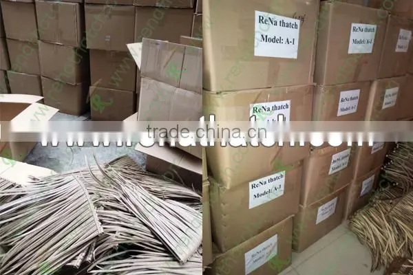 Fire retardant artificial thatch roof, gazebo
