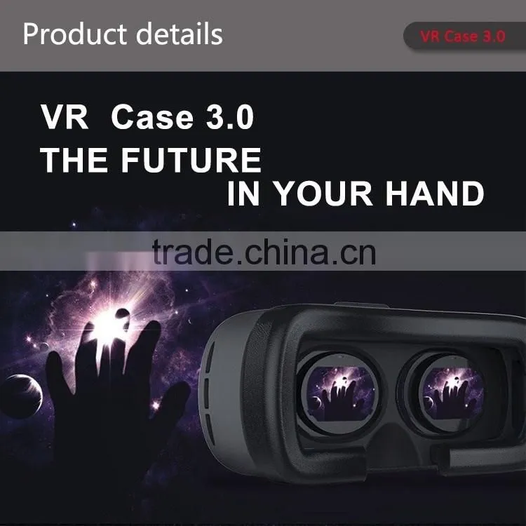 2016 new High Tech VR Shinecon 3D Virtual Reality Helmet Movies Games 3D Glasses 3D VR Box For Smartphone