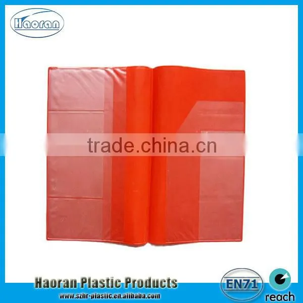 PVC document holders with side pockets