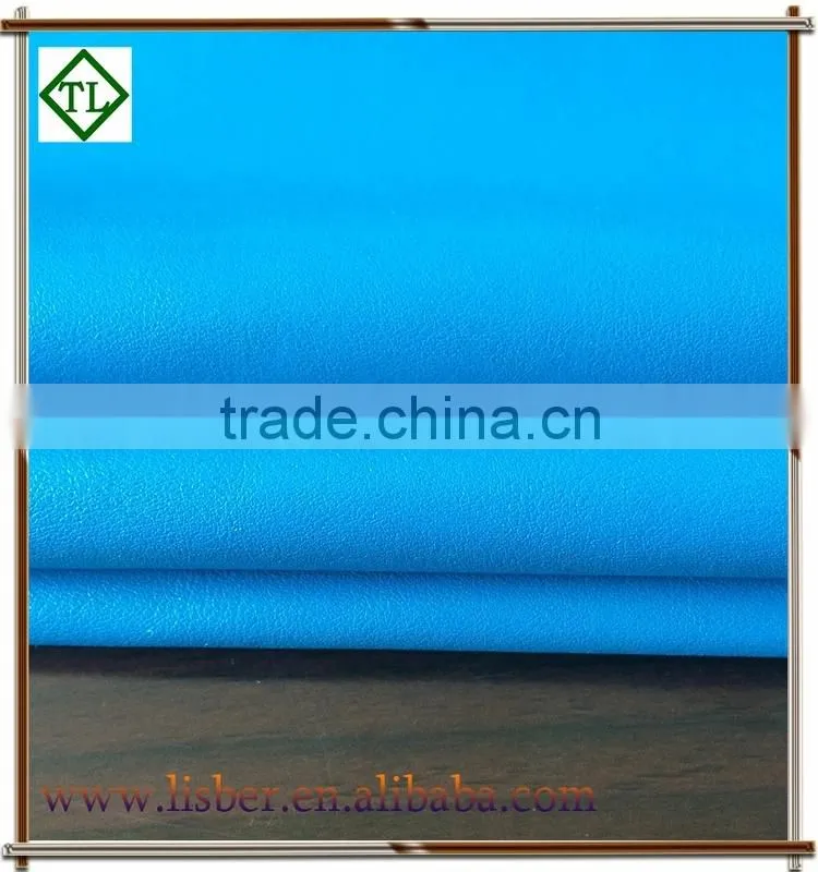 60% pu 40%rayon synthetic leather fabric