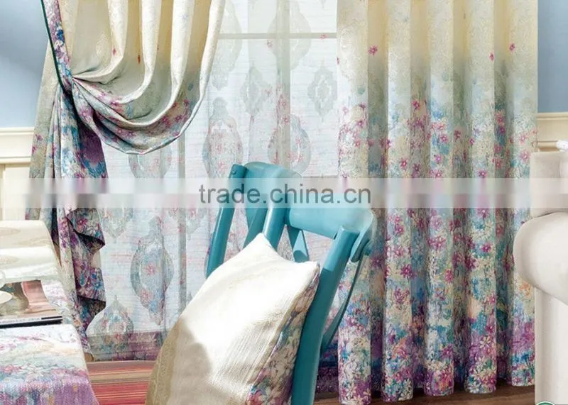 European high-grade jacquard polyester curtain
