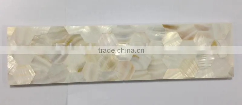 White shell mother of pearl Border 75x300mm(M120)