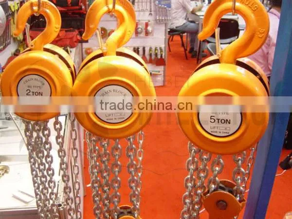 Heavy duty equipment 2 ton maunal chain pulley block HSZ 2 ton chain hoist