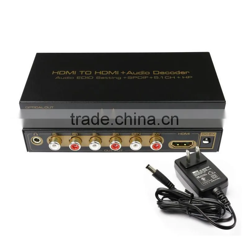 HDMI TO HDMI + Audio Decoder 5.1/7.1/ hdmi manufacture