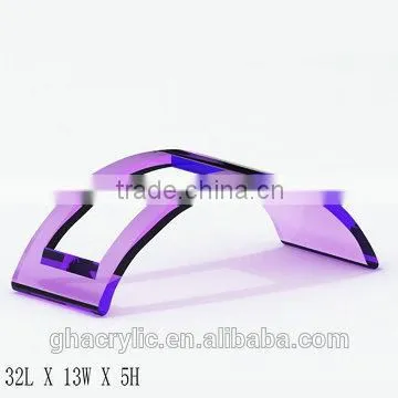 Classic Excellent Acrylic Single Wine Bottle Display Rack