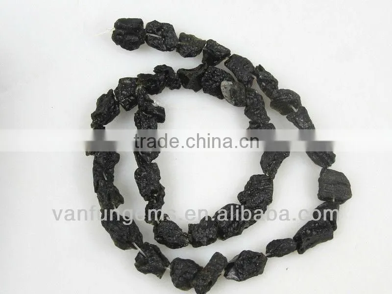 Gemstone beads Tekite nugget for jewelry