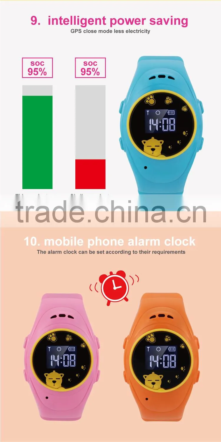 Children Smart Bracelet SOS Call Location Finder Locator Tracker GPS Monitor Watch
