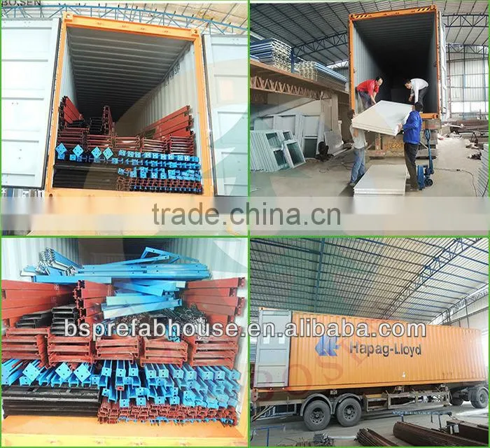 Prefabricated Construction Modern Prefab Steel Structure Villa