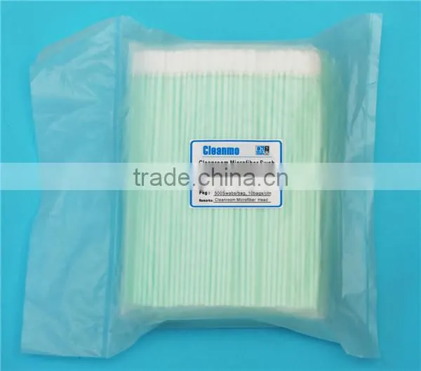 Cleanroom microfiber swab for industry use