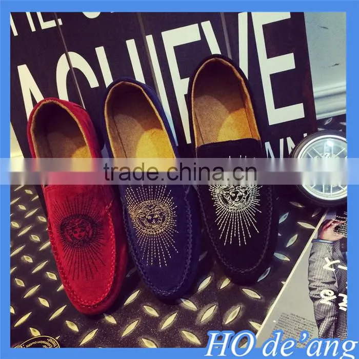 Hogift 2015 New Peas shoes frosted lazy shoes a pedal Korean men's casual canvas shoes MHo-131