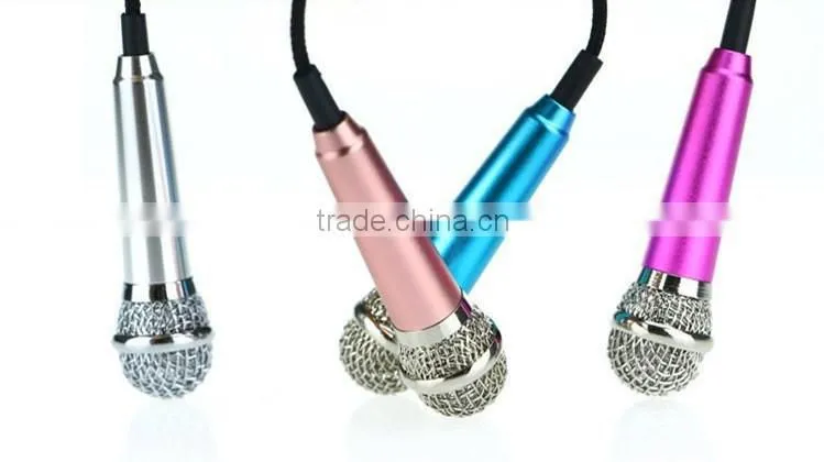 Mini Mobile Phone Karaoke Microphone, phone microphone for phone and laptop