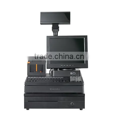 12" inch all in one pos system terminals & supermarket pos machine with 58mm thermal printer