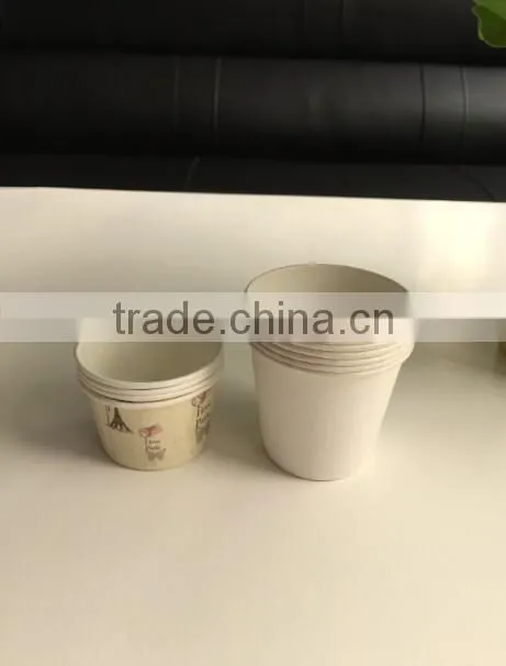 disposable wholesale High Quality Customized Environmental Paper Ice Cream Cup