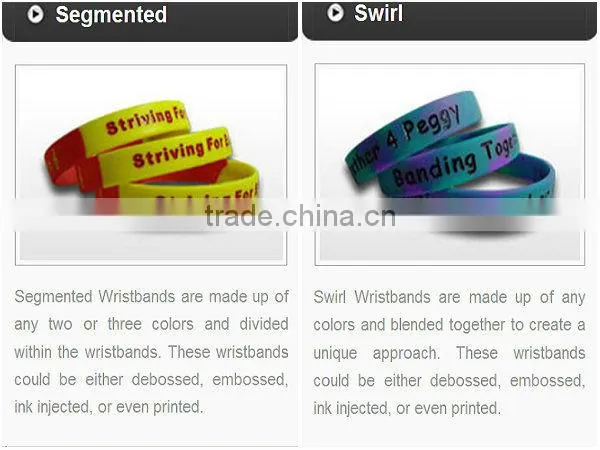 wholesale FDA silicone band silicone wristbands