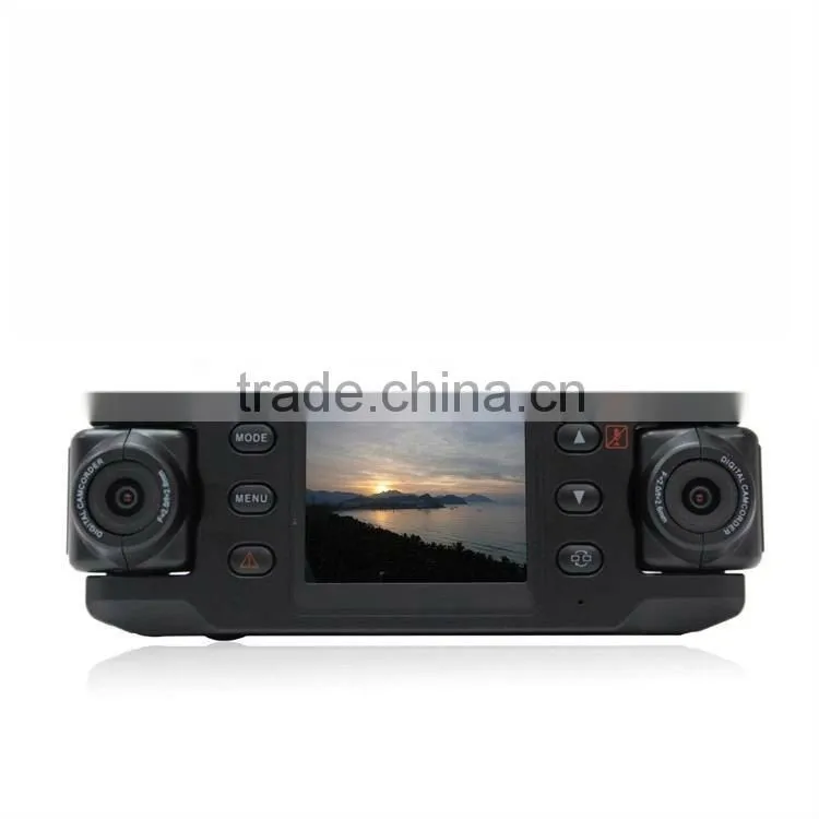 Factory offer GPS+Dual camera car DVR