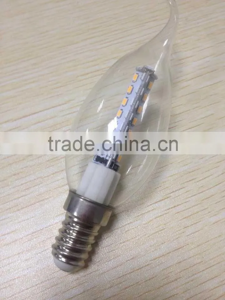 C35T led candle light led retro bulb lamp lighting SMD ce warm white E14S/E12S 110v-240v for usa uk