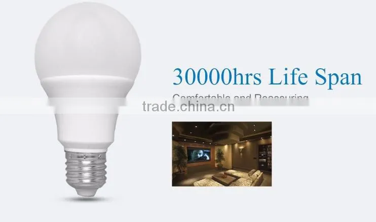 E27 7W SMD5730 Plastic high power led bulb light wholesale